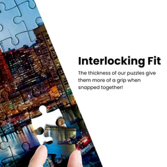 MasterPieces Chicago Puzzle eco-friendly materials with recycled paper and soy inks.