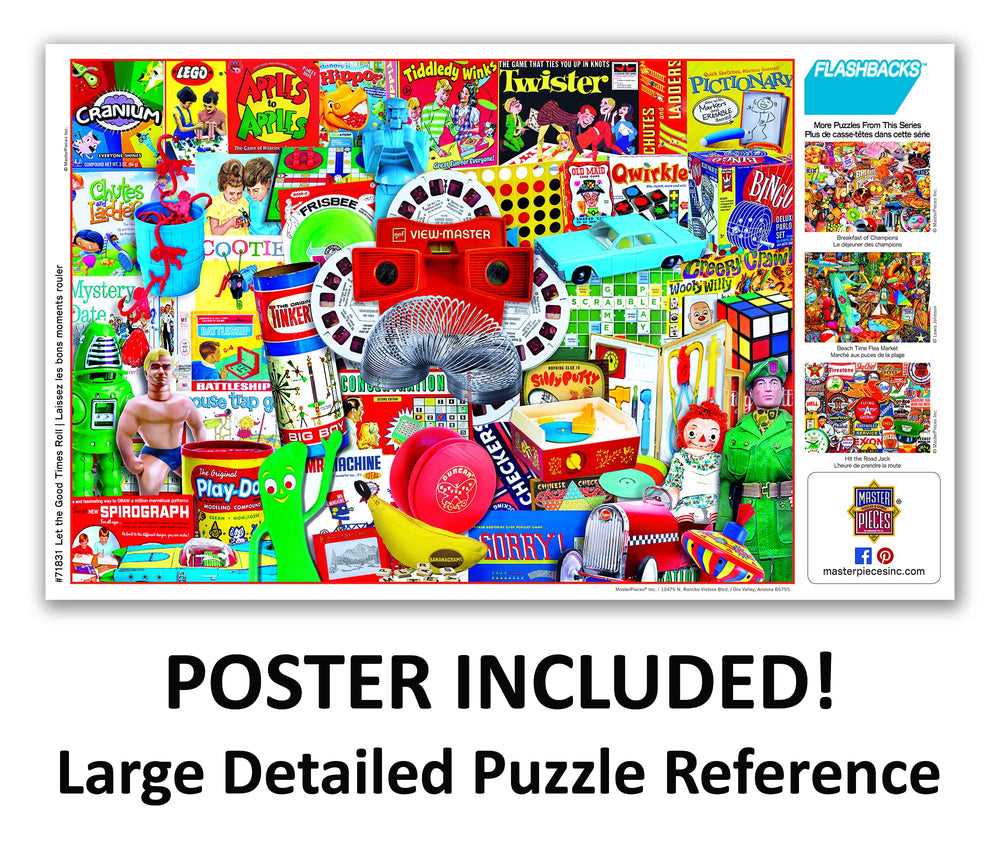 MasterPieces entertainment for all ages with versatile puzzle options