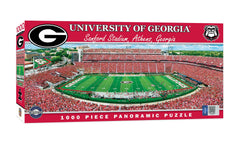 MasterPieces Georgia Bulldogs panoramic stadium puzzle for family game night and relaxation