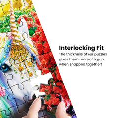 MasterPieces interlocking 300-piece layout provides a satisfying challenge.