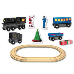 MasterPieces Polar Express play pieces with Santa and Conductor spark family fun.