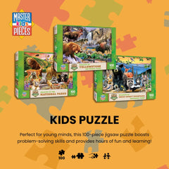 MasterPieces Polar Express puzzle assembled scene enhances family bonding during holidays.