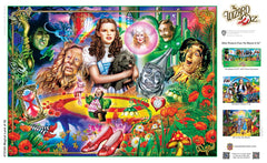 Masterpieces Ruby Slippers glow in Oz image puzzle for visual appeal.