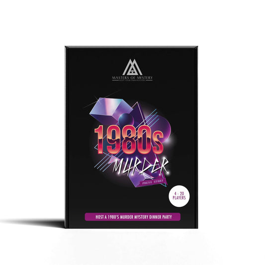 Masters of Mystery 1980s game on a vintage movie set, for immersive social fun