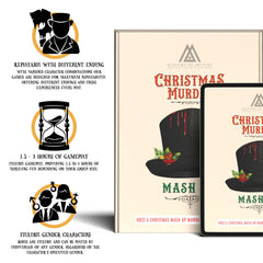 Masters of Mystery detective recordings enabling host participation in the mystery