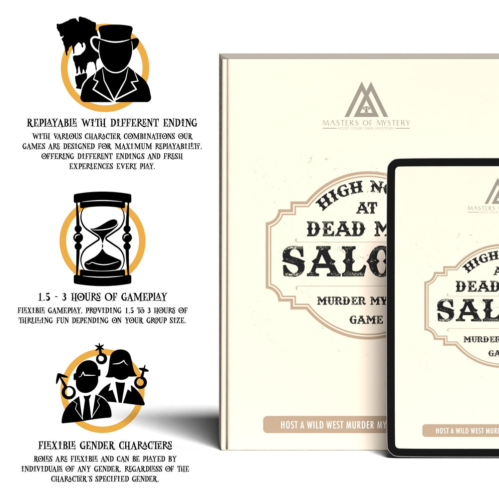 Masters of Mystery Mystery Dossier Pack—structured clues for a thrilling night.