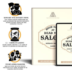 Masters of Mystery Mystery Dossier Pack—structured clues for a thrilling night.