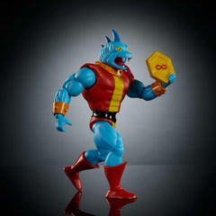 Masters of the Universe Fang Man removable parts enable mix-and-match poses.