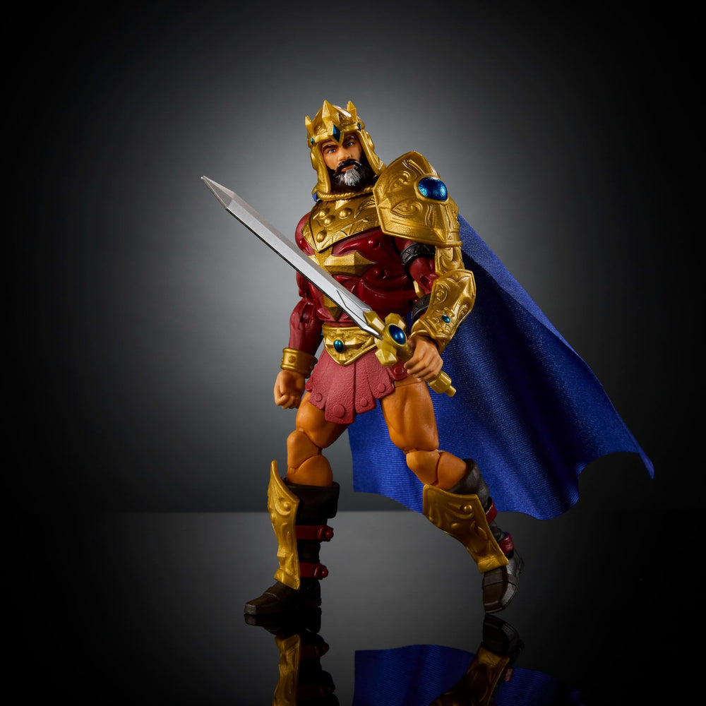 Window box packaging showcases King Randor for collectors