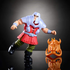 Masters of the Universe Origins Ram Man 5.5-inch scale offers a compact display piece.