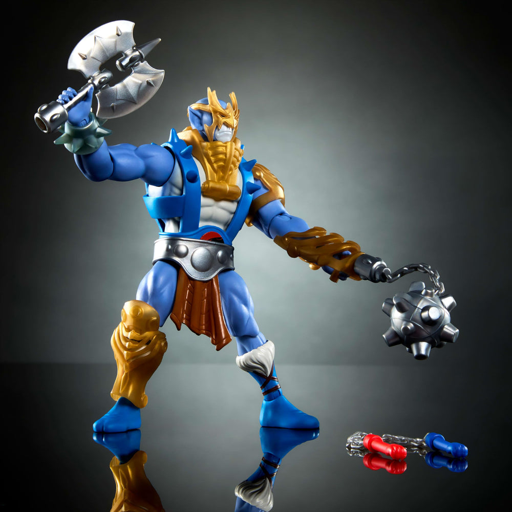 Masters of the Universe Panthro swappable lower legs for varied looks