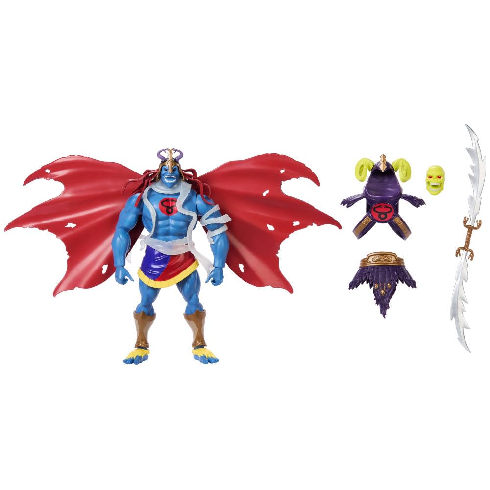 Masters of the Universe Skell-Ra with swapped heads for variety.