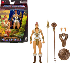 Masters of the Universe Teela Masterverse 7-inch figure with detailed articulation for dynamic posing.