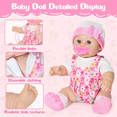 Mastom accessory pack with bottles and pacifier for feeding role-play.
