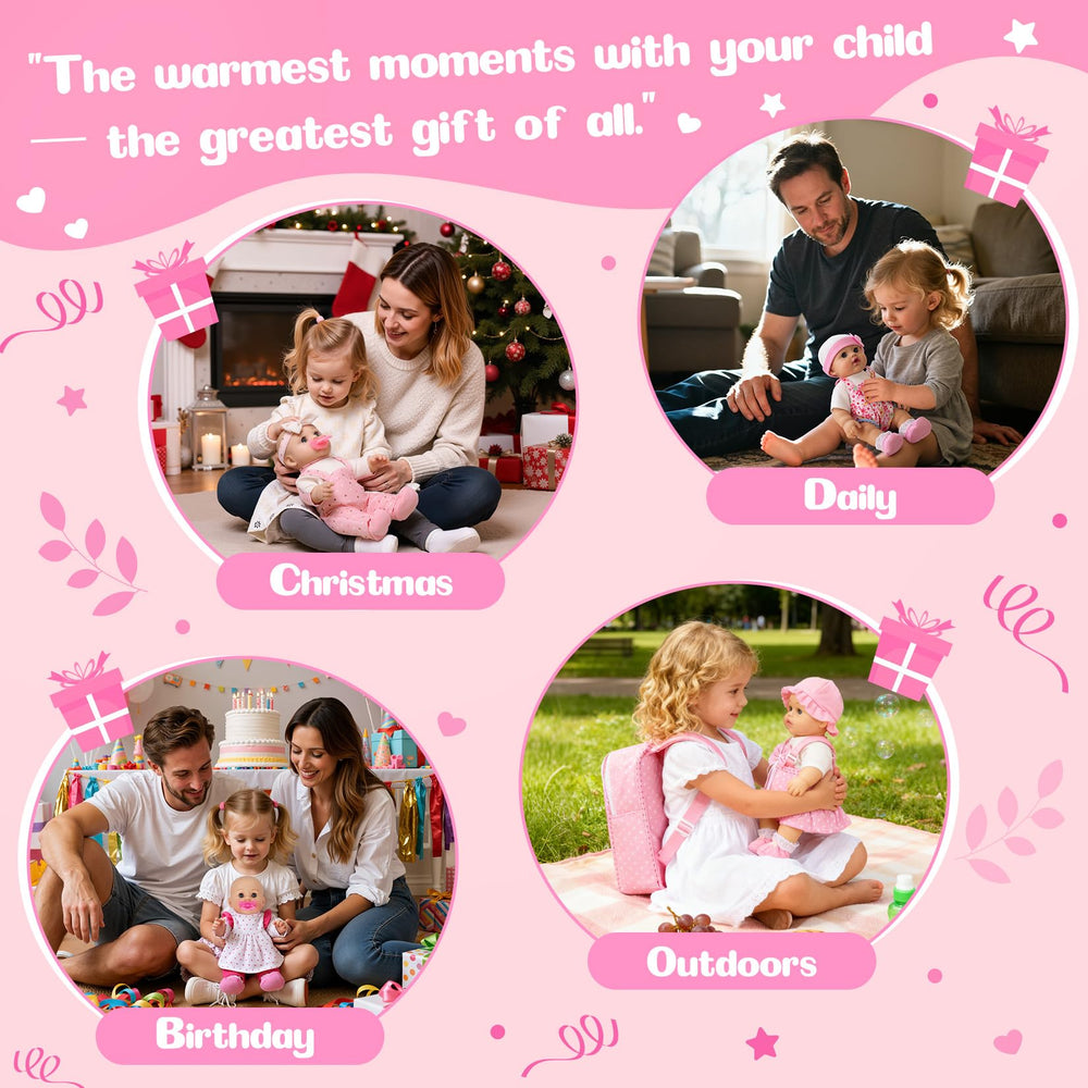 Mastom gift-ready doll set perfect for birthdays and holidays.