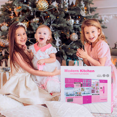 Mastom Kitchen Playset gift box ideal for birthdays and holidays.