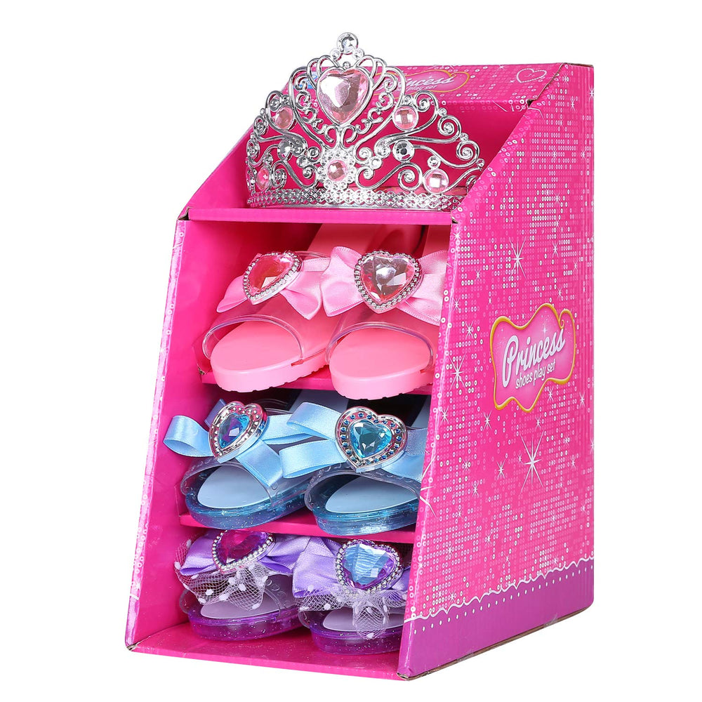 Mastom princess shoes with comfy design and non-slip soles for safe play.