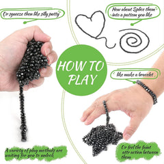 Matassari magnetic desktop fidget balls providing tactile relief and concentration.