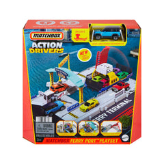 Matchbox Action Drivers Ferry Port set fuels imaginative port moments.