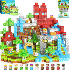 Matchtiles magnetic blocks forest set enable imaginative play with vibrant colors.