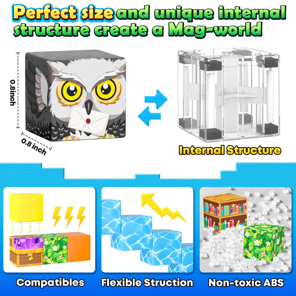 Matchtiles magnetic blocks stem-building collection promotes creativity and problem solving.
