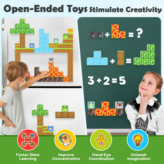 Matchtiles STEM sensory play set encourages critical thinking and hands-on problem solving