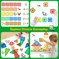 Matchtiles UV-enhanced visuals make animal designs more vivid and engaging.