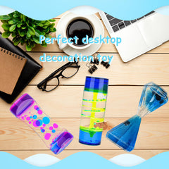 Portable MATIRISE bubbler sits on desk for quick sensory play