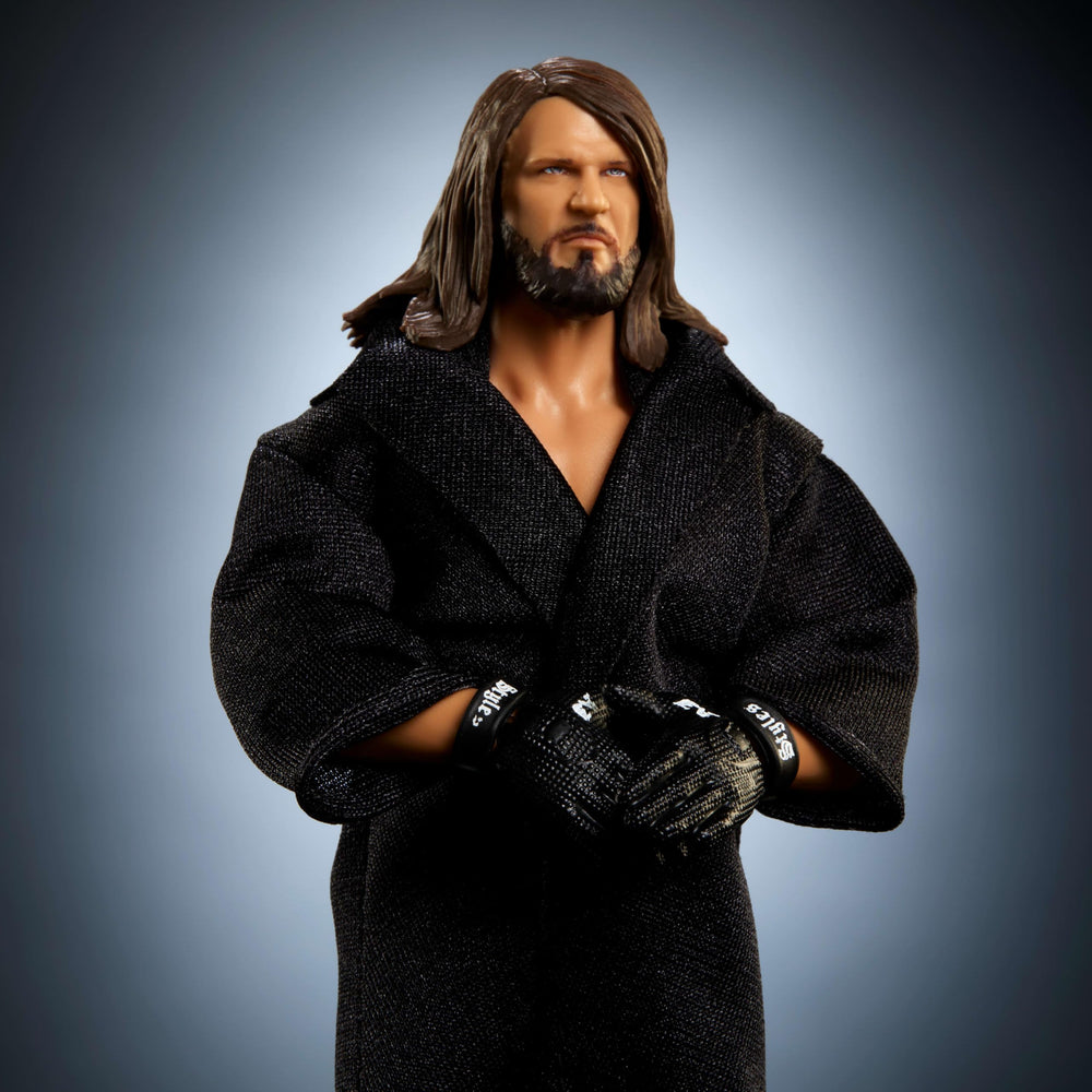 Mattel AJ Styles Elite 25 points articulation close-up enables dynamic posing