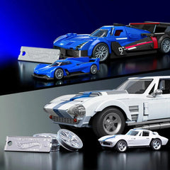 Mattel metal signature plate provides premium finishing detail