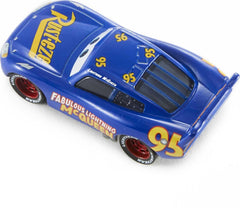 Mattel Cars 3 authentic designs highlighting character personalities on display