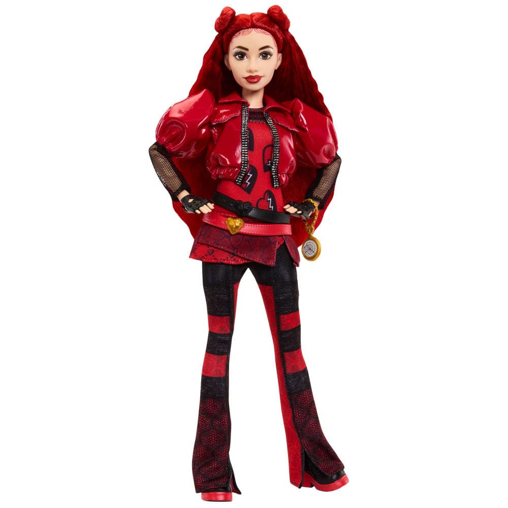 Mattel Disney Descendants Rise Red doll collectible display piece for your shelf.