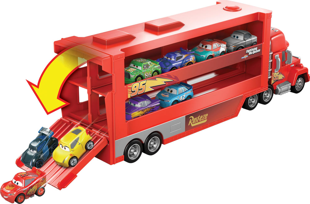 Gale Beaufort transporter showcasing iconic Cars styling and detail.