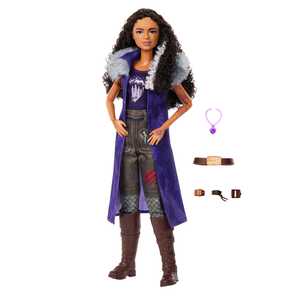 Mattel Willa Lykensen 11-joint articulation enables dynamic action poses.