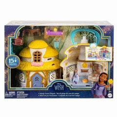 Travel-friendly cottage handle enables easy take-along play.