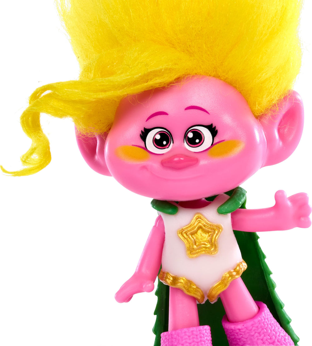Branch doll from Mattel Trolls Band Together with signature look for adventurous play.