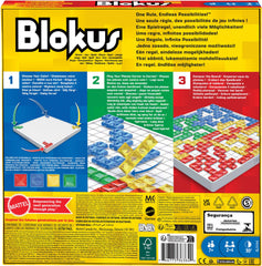 Mattel Games Blokus turn-by-turn strategy encourages planning and friendly competition.