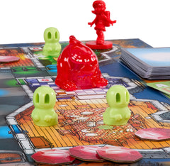 Mattel Games Ghost Fightin' Treasure Hunters Anniversary Edition head haunter mode image shows ghosts challenging players.