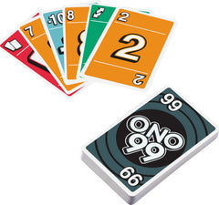 REVERSE and action cards in Mattel ONO 99 card game changing the pace