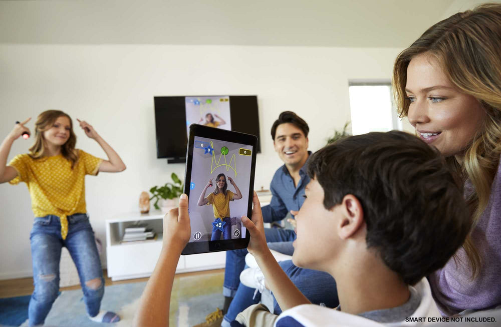 Mattel Games Pictionary Air Kids vs. Grown-Ups lets younger players draw with illustrated clues.