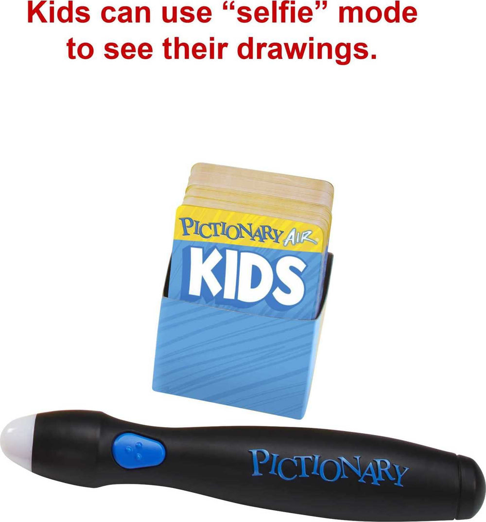 Mattel Games Pictionary Air light pen adds energetic interaction to game night.