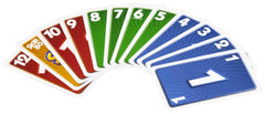 Instruction sheet included for quick setup of Mattel Skip-Bo.