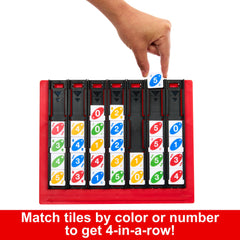 Action tiles in use demonstrate strategic swaps and twists in UNO Quatro