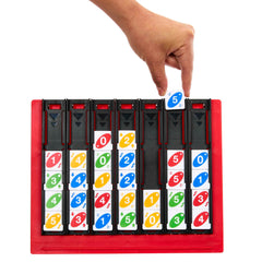 Durable plastic base of UNO Quatro designed for travel and play