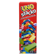 Mattel Games UNO Stacko 45 colorful blocks ready for stacking fun
