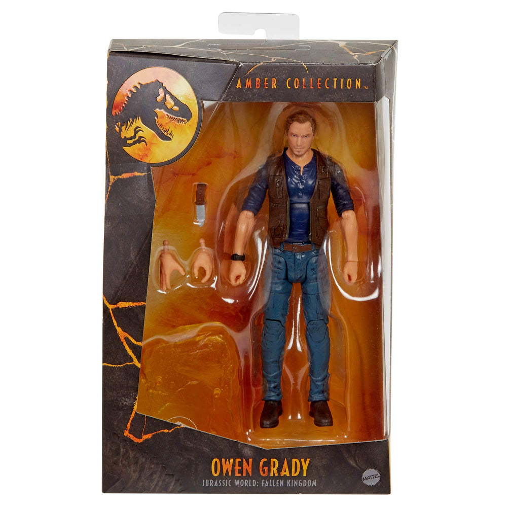 Mattel Jurassic World Blue velociraptor scene to spark narrative play