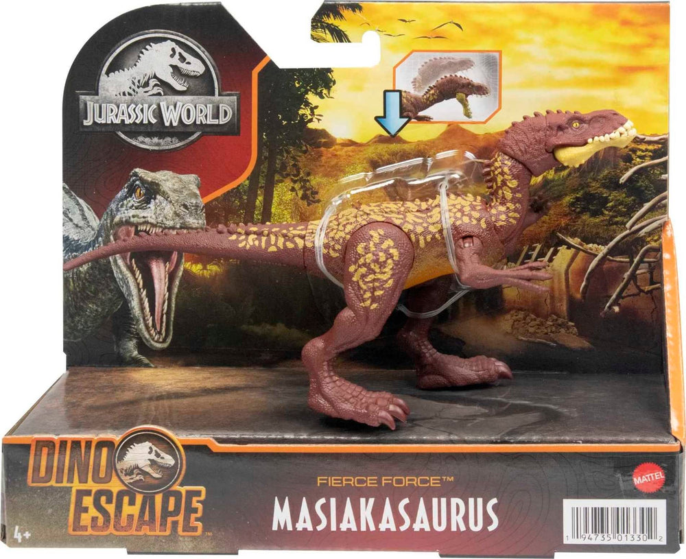 Mattel Jurassic World Fierce Force Masiakasaurus for ages 3 and up invites safe play