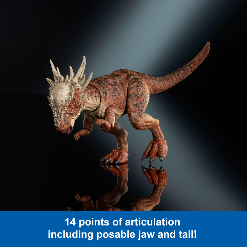 Mattel Jurassic World Hammond Collection packaging enhances display appeal.