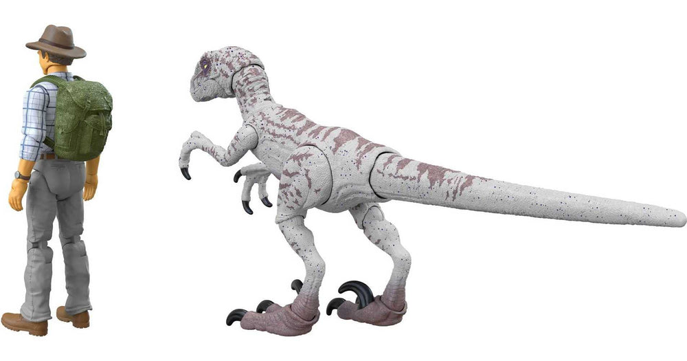 Mattel Jurassic World Hammond eggs and accessories for interactive scene-building.