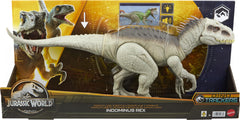 Mattel Indominus Rex jungle-decor details enhance realism and storytelling.